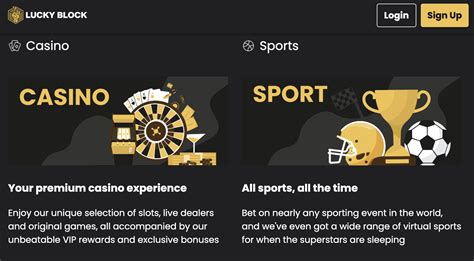 lucky block crypto casino anmeldelse|Lucky Block Casino and Sportsbook Review .